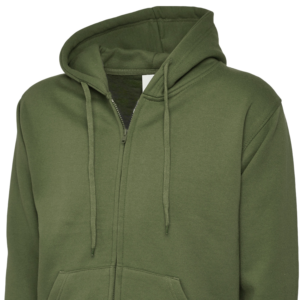 Uneek Adults Classic Full Zip Hooded Sweatshirt - UC504